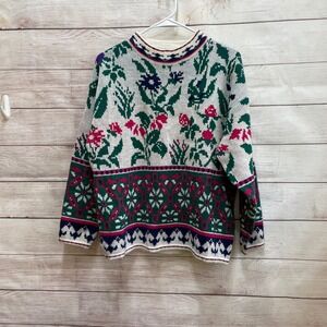 VINTAGE GITANO FLORAL SWEATER‎